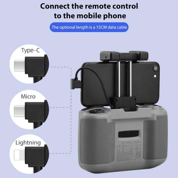BRDRC Converting Data Cable for DJI Mini 4 Pro / Mavic 3 / Air 2 / Air 2S, Type:30cm Type-C to An...