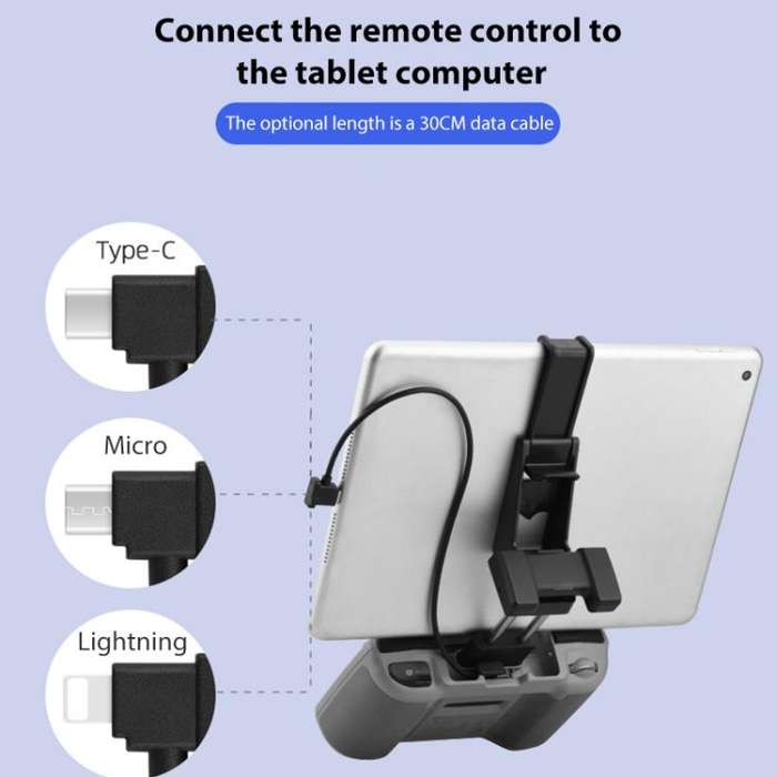 BRDRC Converting Data Cable for DJI Mini 4 Pro / Mavic 3 / Air 2 / Air 2S, Type:15cm Type-C to An...