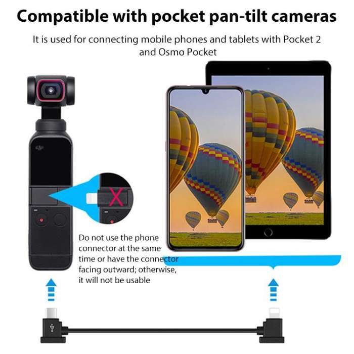 BRDRC Converting Data Cable for DJI Mini 4 Pro / Mavic 3 / Air 2 / Air 2S, Type:15cm Type-C to An...