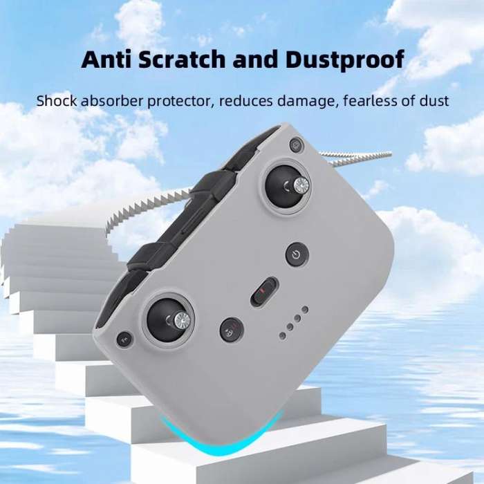 For DJI RC-N2 / RC-N1 BRDRC Remote Control Shockproof Anti-scratch Silicone Case(Red)