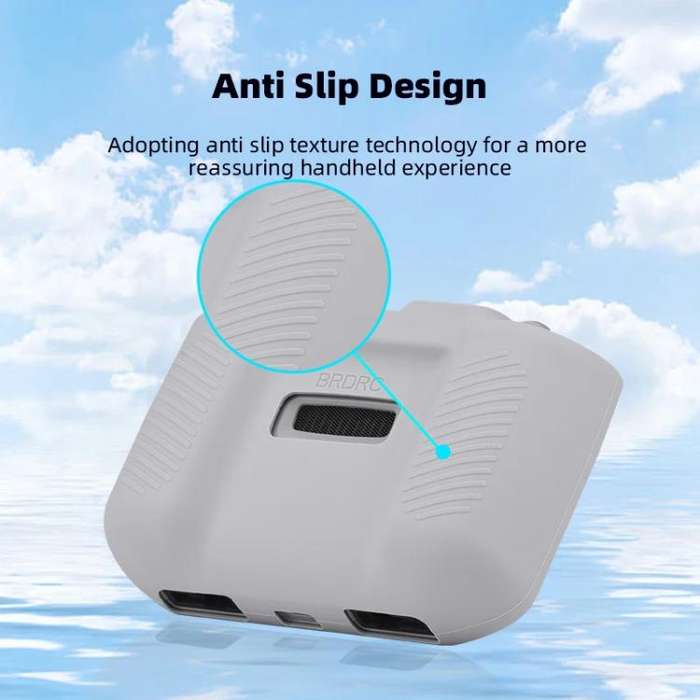 For DJI RC-N2 / RC-N1 BRDRC Remote Control Shockproof Anti-scratch Silicone Case(Black)