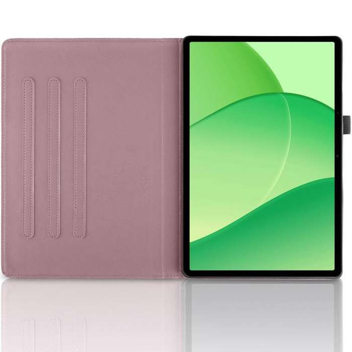 For OPPO Pad SE Tree Life Embossed Rotation Leather Tablet Case(Rose Gold)