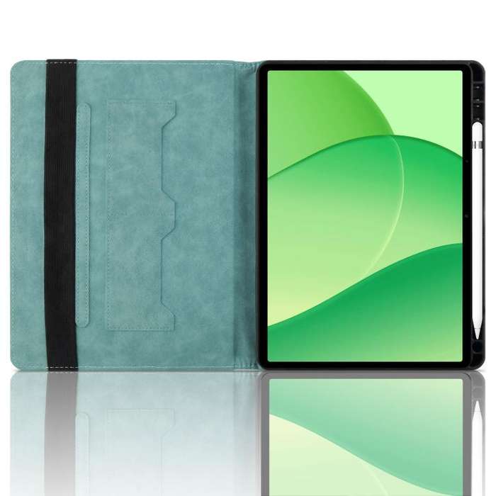 For OPPO Pad SE 11 Rhombus Embossing Leather Tablet Case(Green)