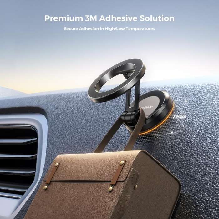 JOYROOM JR-ZS505 Foldable Magsafe Magnetic Car Phone Holder(Black)