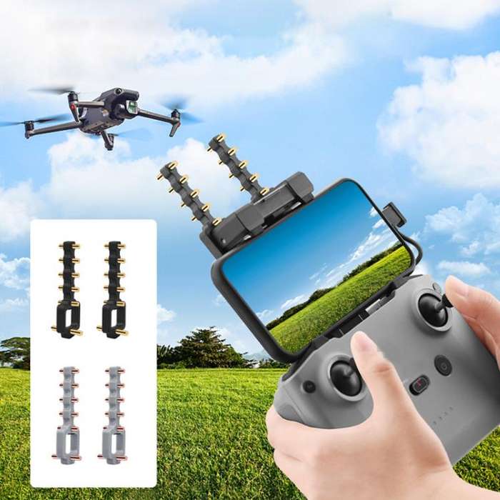 For DJI Mavic 3 / Air 2 / Air 2S / Mini 2 BRDRC Remote Controller Copper Yagi-Uda Antenna Signal ...