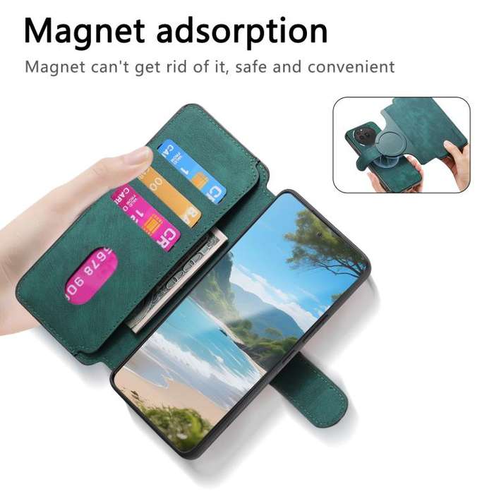 For Nothing Phone 3a Pro CaseNeo MagSafe RFID Anti-theft Retro Leather Phone Case(Green)