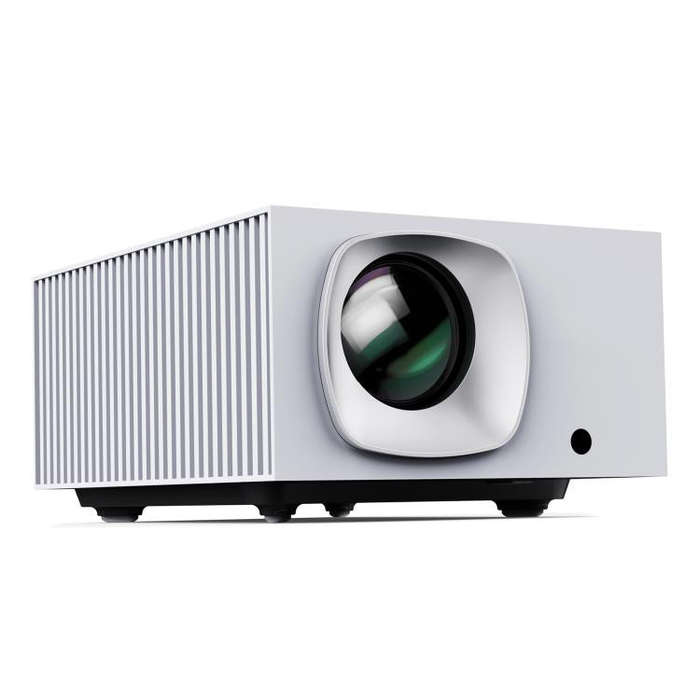 VIVIBRIGHT D7000 Lite 1920x1080P 550ANSI Screen Mirror Smart Projector, US Plug(White)