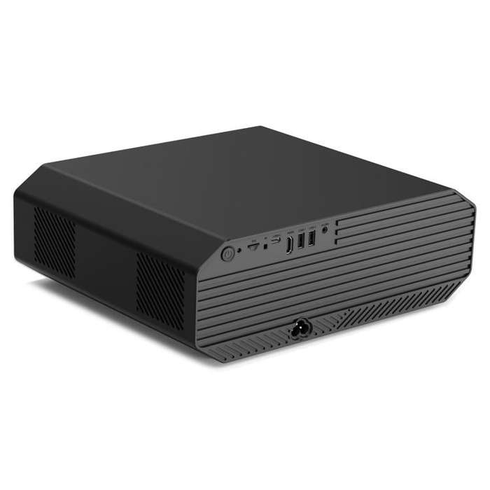 VIVIBRIGHT K5000SE 1920x1080P 1800ANSI Android 9.0 Screen Mirror Smart Projector, US Plug(Black)