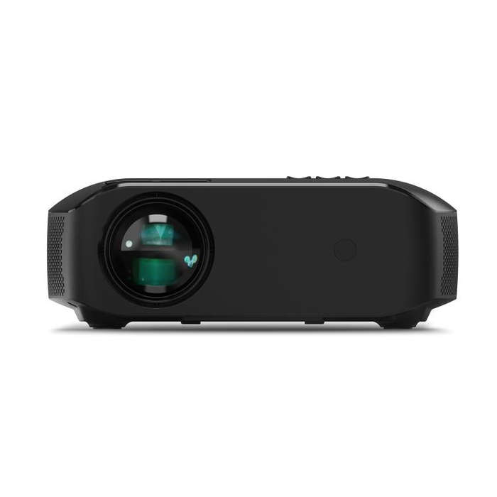 VIVIBRIGHT F10 Lite 1920x1080P 250ANSI Screen Mirroring Smart Projector, UK Plug(Black)