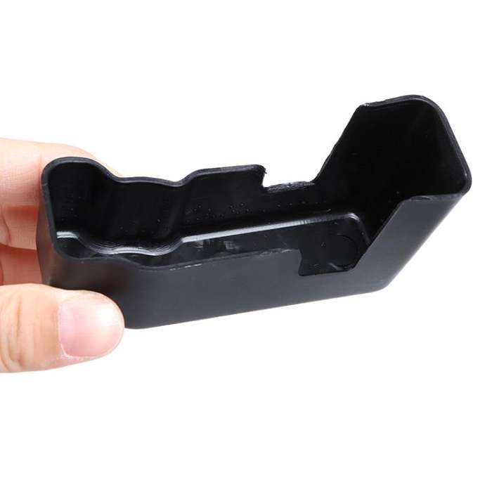 Car Battery Negative Electrode Protection Cover for Toyota Land Cruiser Prado Cross Country(Black)