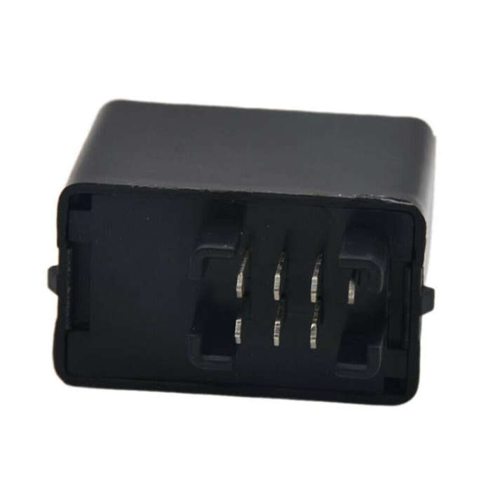 7 Pin Car LED Turn Signal Light Flasher Relay Controller for Suzuki GSXR600(Black)