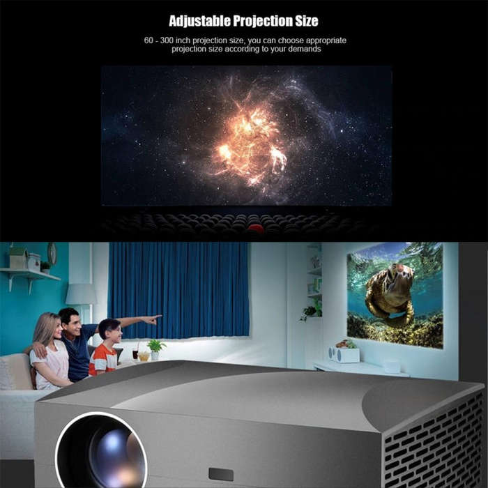 VIVIBRIGHT F30UP 1920x1080 4200 Lumens Portable Home Theater Wireless Smart Projector, Android Ve...
