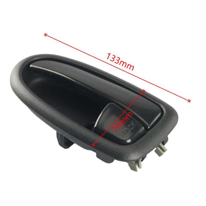 Car Left Door Inside Handle for Hyundai Lavita 2001-2010 / Matrix 2001-2010 82610-17000(Black)