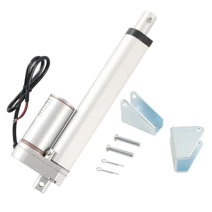 RV DIY 150mm Stroke 12V Electric Telescopic Linear Actuator(Silver)