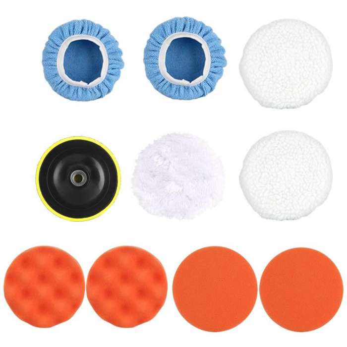 9pcs / Set MOYI Car Hand-held Electric Beauty Waxing Sealing Glaze Polishing Machine(US Plug)