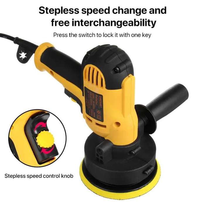 9pcs / Set MOYI Car Hand-held Electric Beauty Waxing Sealing Glaze Polishing Machine(US Plug)