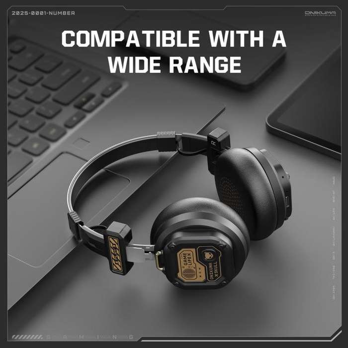 ONIKUMA GT803 Wired / Bluetooth 5.4 Dual Modes Gaming Headset(Black)