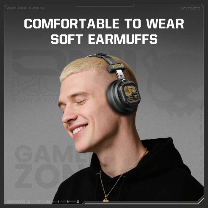ONIKUMA GT803 Wired / Bluetooth 5.4 Dual Modes Gaming Headset(Black)