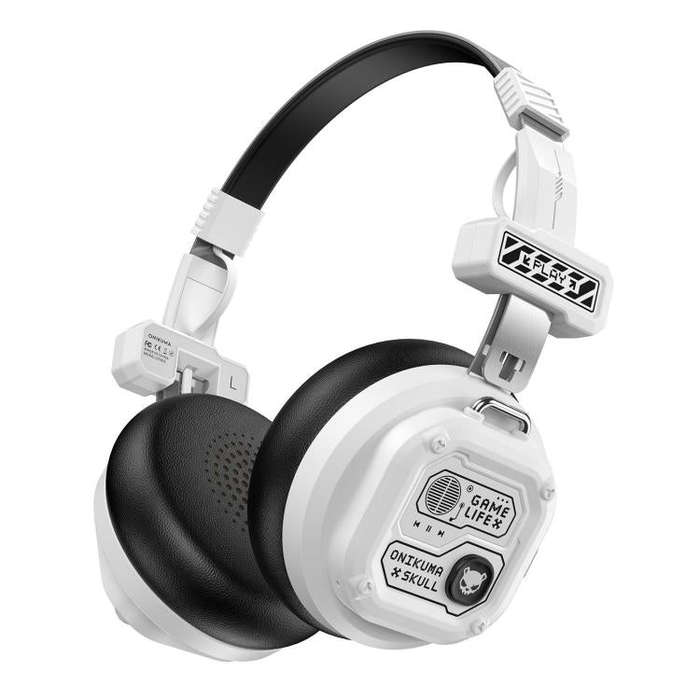 ONIKUMA GT803 Wired / Bluetooth 5.4 Dual Modes Gaming Headset(White)