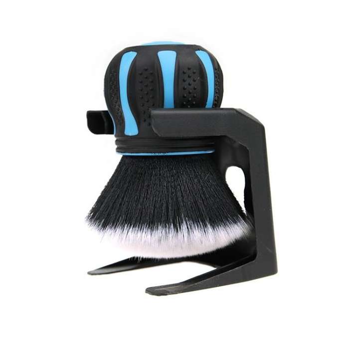 Car Large Round Head Soft Bristle Ball Interior Cleaning Brush(Sky Blue)