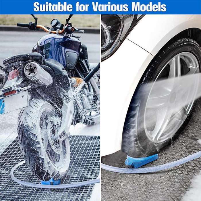 Car Wash Tire Tube Anti-Pinch Tools Tire Hose Roller, Random Color Delivery