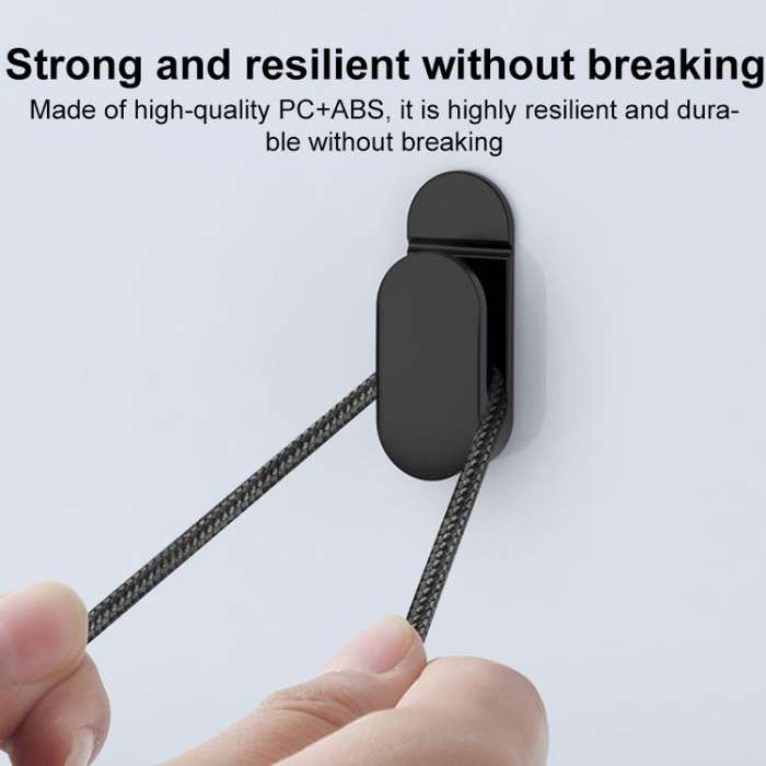 4pcs / Set Car Adhesive Seat Hook(Black)