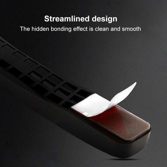 4pcs / Set Car Door Anti-collision Rubber Strip(White)