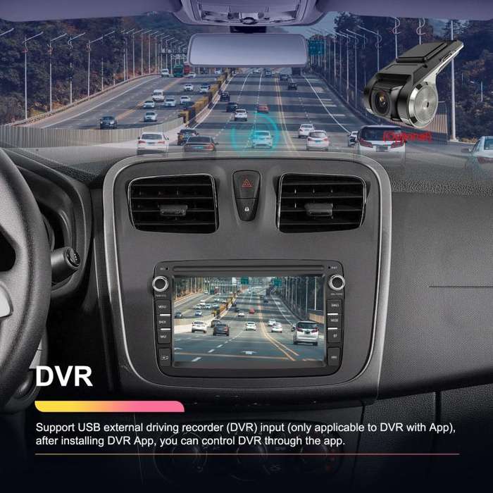 For Dacia Android 15 7 inch Wireless CarPlay Car Player Car Central Control Navigation Machine, S...