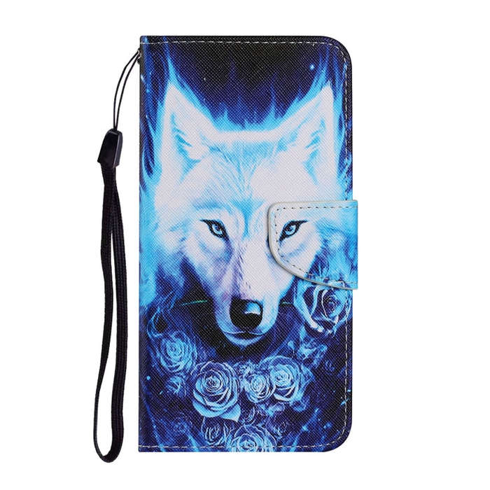 For Huawei P Smart(2020) Coloured Drawing Pattern Horizontal Flip PU Leather Case with Holder & C...