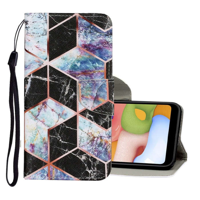 For Huawei P Smart(2020) Coloured Drawing Pattern Horizontal Flip PU Leather Case with Holder & C...