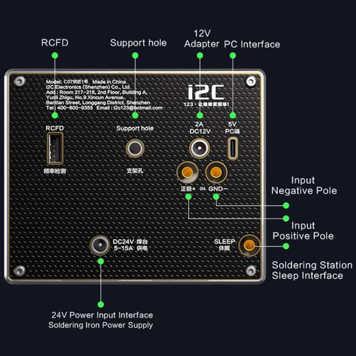 i2C C07 Locksmith No.1 Remote Control Frequency Tester Multimeter, Plug: EU Plug(Configuration 1)