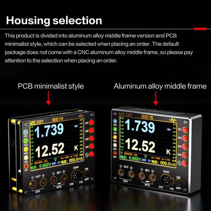 i2C C07 Locksmith No.1 Remote Control Frequency Tester Multimeter, Plug: EU Plug(Configuration 2)