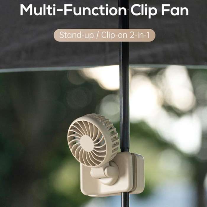 DQ259 Multifunctional Mini Electric Clip Fan(Ice Green)