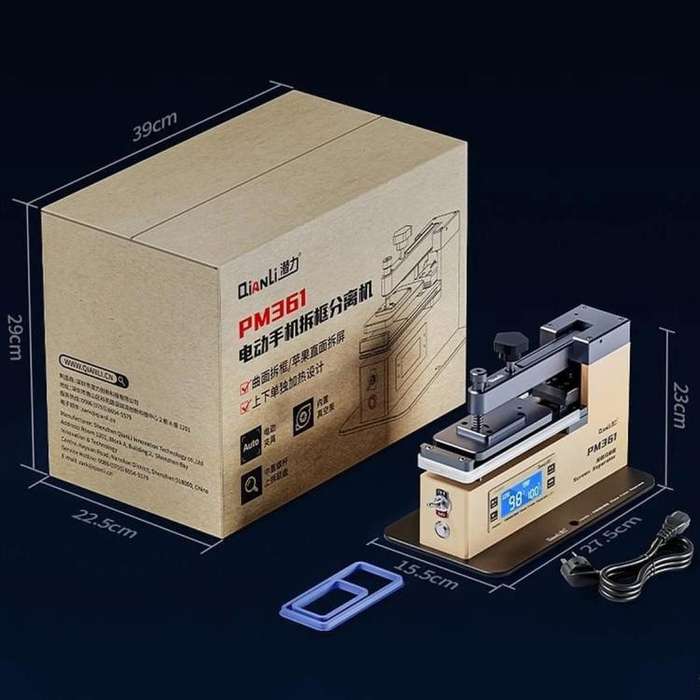 Qianli PM361 Electric Mobile Phone Disassembly Frame Back Cover Separator, Plug:EU Plug