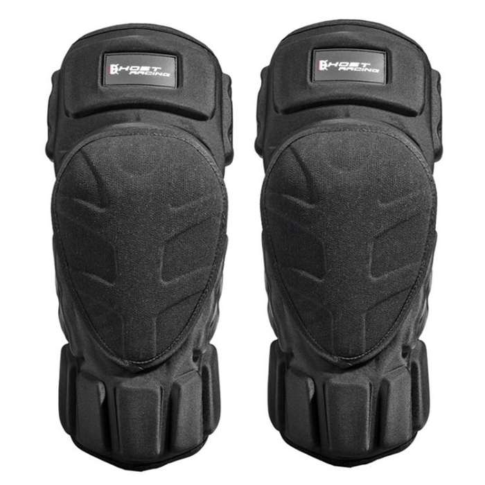 GHOST RACING GH-HX03 1 Pair Motorcycle Protective Gear Kevlar Racing Cold-proof Windproof Knee Pa...