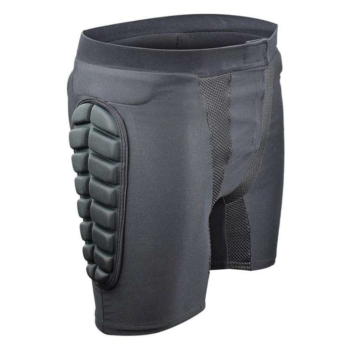 GHOST RACING GH-YW094 Off-road Motorcycle Armor Racing Riding Hip Protector Pants, Size:XL(Black)
