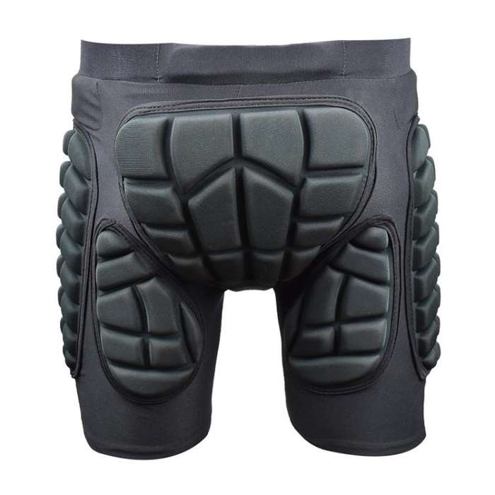 GHOST RACING GH-YW094 Off-road Motorcycle Armor Racing Riding Hip Protector Pants, Size:XL(Black)