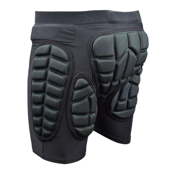 GHOST RACING GH-YW094 Off-road Motorcycle Armor Racing Riding Hip Protector Pants, Size:XL(Black)