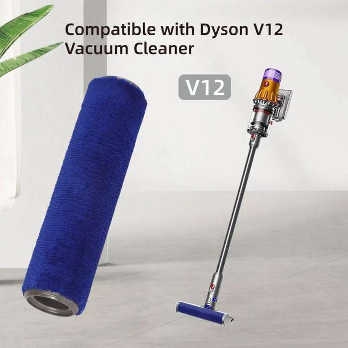 Vacuum Cleaner Cleaning Soft Velvet Roller Brush For Dyson V12(Blue)