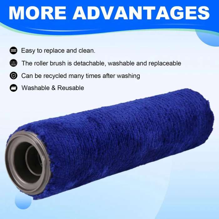 Vacuum Cleaner Cleaning Soft Velvet Roller Brush For Dyson V12(Blue)