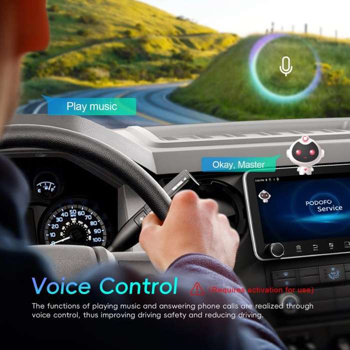 10.36 inch Screen Android 15 Car CarPlay Navigation Integrated Machine with Dual Knob, Specificat...
