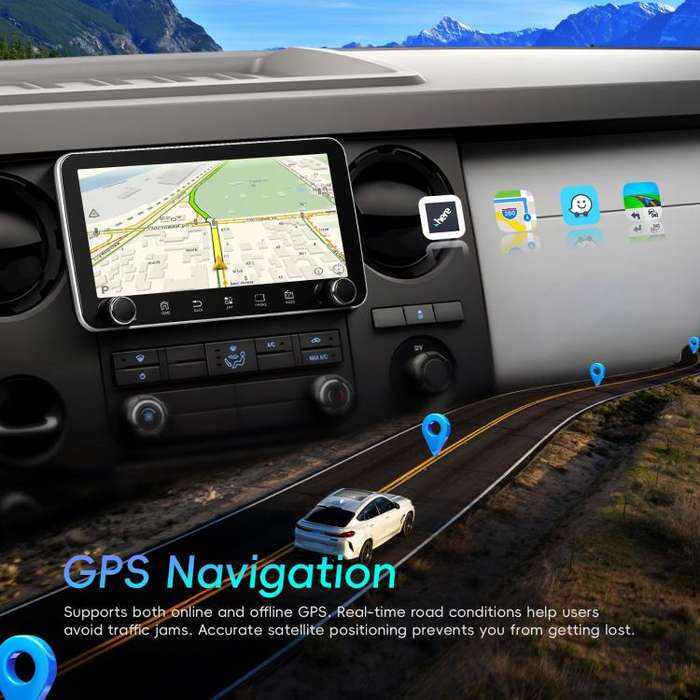 10.36 inch Screen Android 15 Car CarPlay Navigation Integrated Machine with Dual Knob, Specificat...