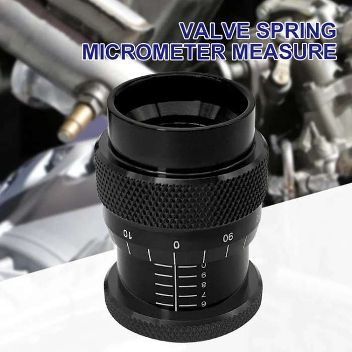 1.600-2.200 inch Valve Spring Height Micrometer Gauge for V8 Engines(Black)