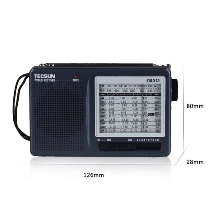 Tecsun R-9012 Portable Full Band FM Radio