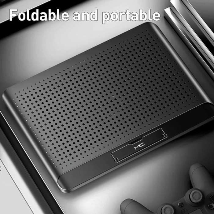 NUOXI Q5A 6-Speed Adjustable 6-Core Large Fan Cooling Pad(Silver)