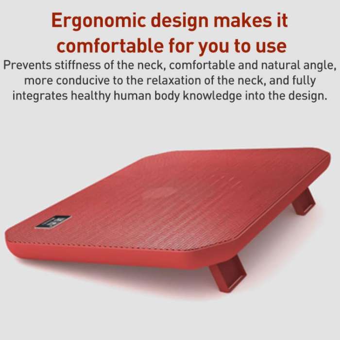 NUOXI M10B Dual Large Fan Laptop Cooling Pad(Red)