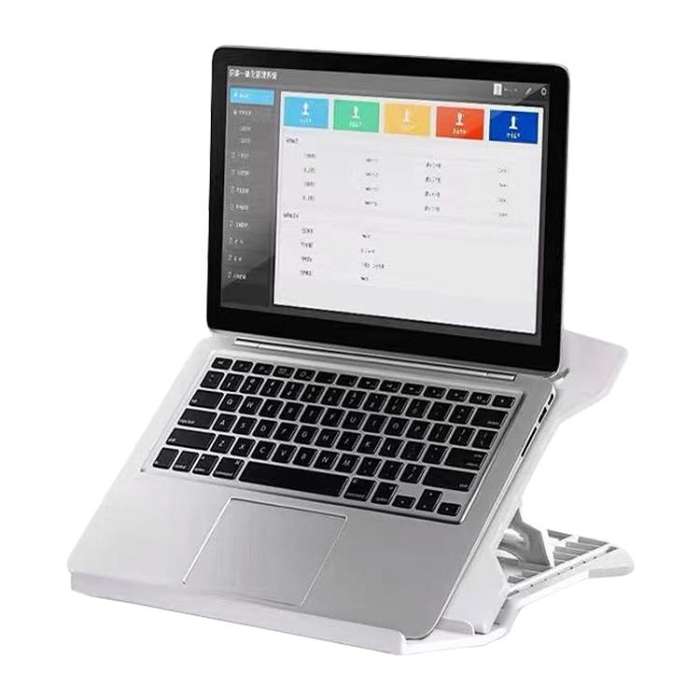 NUOXI N2 8-level Adjustable Laptop Holder, without Turntable(White)