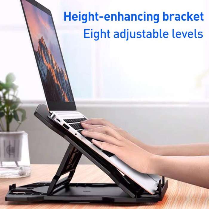 NUOXI N2 8-level Adjustable Laptop Holder, without Turntable(White)