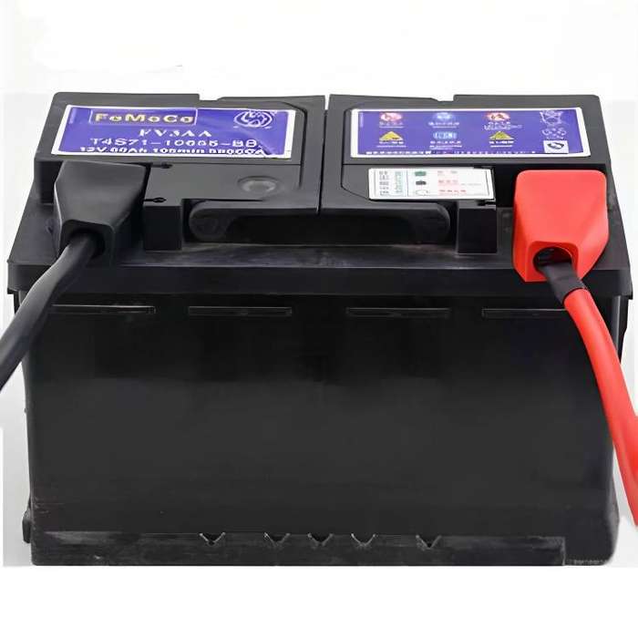 2pcs/Pack Car Battery Wire Terminal Protection Cover Battery Positive Negative Top Post Cap(Black...