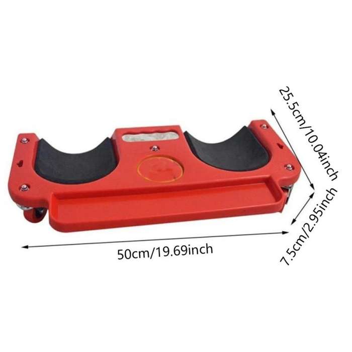 Portable Universal Wheel Sliding Kneel Pad Car Repair Home Improvement Tool with 5 Swivel Castors...